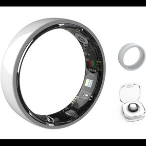 Smart Fitness Ring - Silver size 7​​​